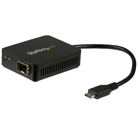 STARTECH.COM USB C to Fiber Optic Converter for Laptops - Open SFP US1GC30SFP